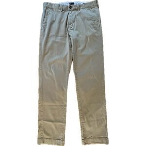 J.Crew Men's 34x32 Flex Straight Leg Khaki Pants‎ Ease of Movement Khaki